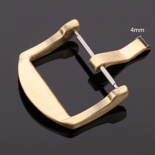 Correa de reloj de metal broche pulsera pasador hebilla latón macizo cobre correa abrazadera herramientas - Imagen 12 de 18
