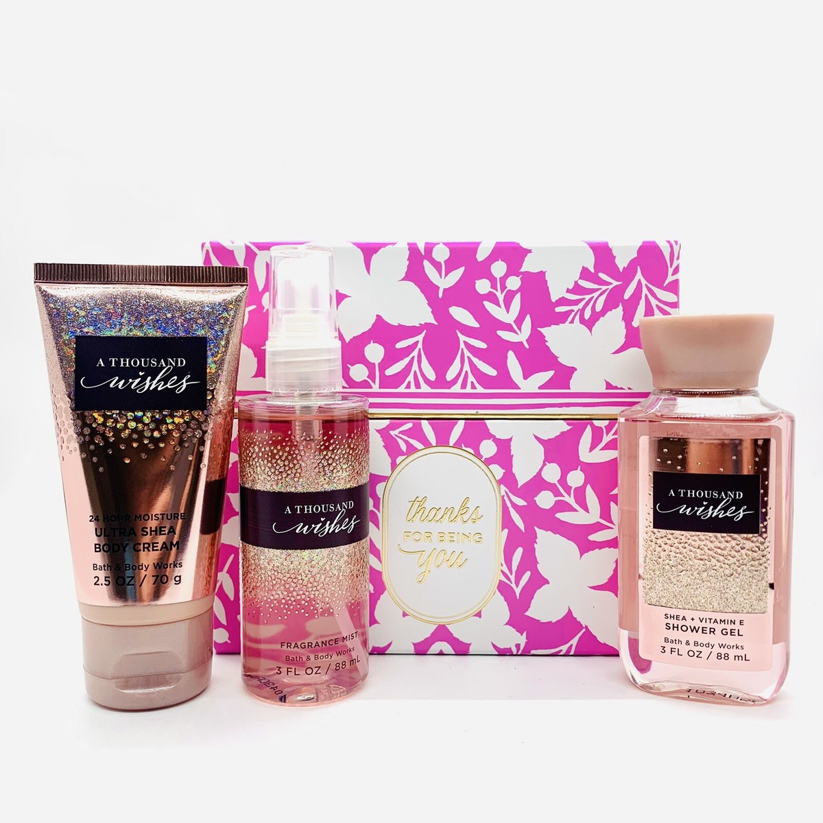 【A Thousand Wishes】Bath&bodyworks 3本セット Amazon.com: Bath & Body Works A Thousand Wishes - Trio Gift