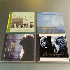 Mary Chapin Carpenter 4 LOT: Party Doll & Other Favorites, Btwn Here & Gone VG