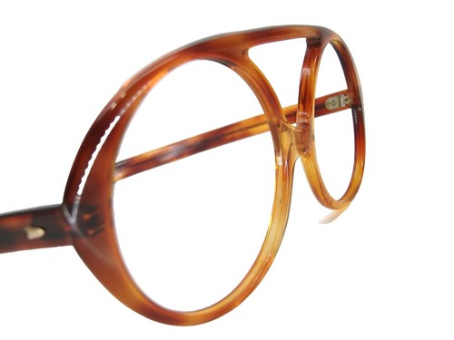 Vintage VICTORY OPTICAL Rosalia Yellow 50/20 Eyeglass Frame New