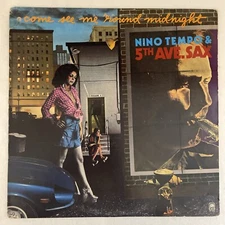 NINO TEMPO 5TH AVE SAX Come See Me Round Midnight 1974 Vinyl PROMO White Label