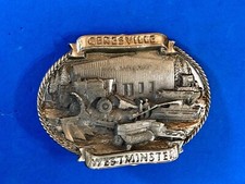 RARE Vtg. 1985 Ceresville Westminster belt buckle Limited edition of 100 Made