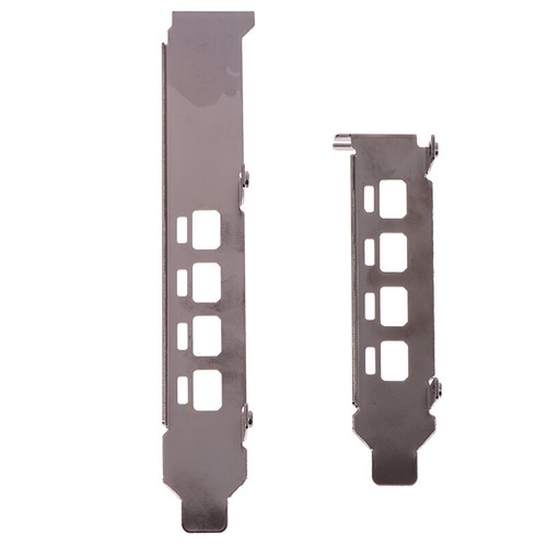 Low/High Profile Bracket 4DP Baffle Port For AMD FirePro W4100 Graphic VideoCard - Afbeelding 8 van 13