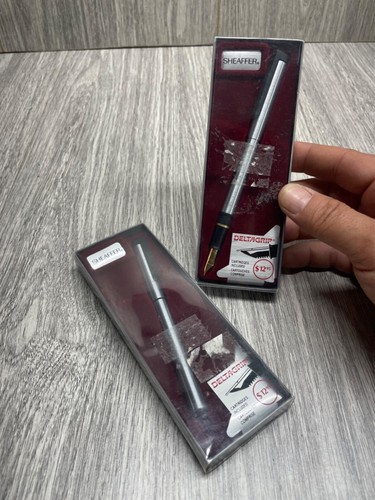 Sheaffer Ink Pens Deltagrip Style see pics Pair Vintage