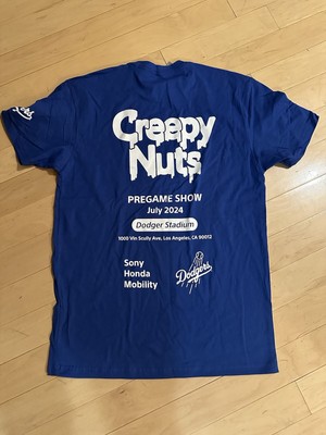 Creepy Nuts Dj Hip Hop T Shirt Medium Dodgers Los Angeles New 