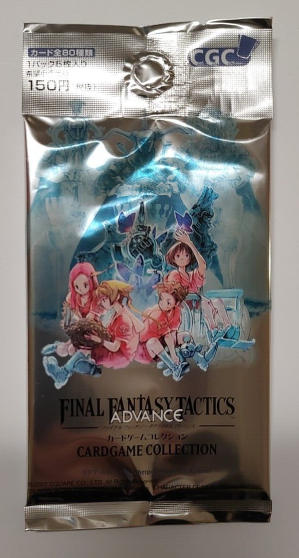 2003 FINAL FANTASY TACTICS ADVANCE CGC CARD GAME BOOSTER PACK