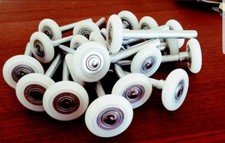 15 Garage Door 2" Nylon Roller/ Wheel/ HEAVY DUTY 13 Ball SEALED Bearing 4" Stem