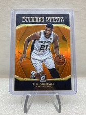2020/21 Donruss Optic Winner Stays Tim Duncan Orange  11/39