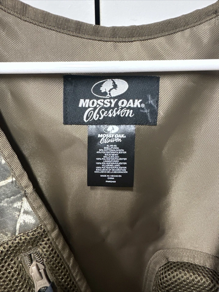 Mossy Oak Obsession Mens Camo Turkey Hunting Vest W/Seat Cushion - XL NEW!!! - Image 4 of 4