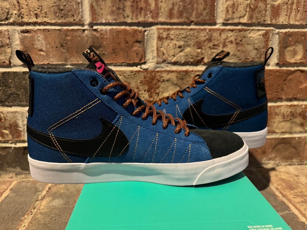 New 8.5 Nike SB Zoom Blazer Mid PRM Acclimate Great Outdoors Blue