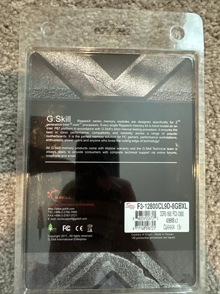 G.SKILL Ripjaws X Series 16GB (2x 4GB) DDR3-1600 PC3-12800 - Image 4 of 4