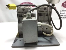 THOMAS Piston Air Compressor 0.333 hp, 1 Phase, 115V AC, 25