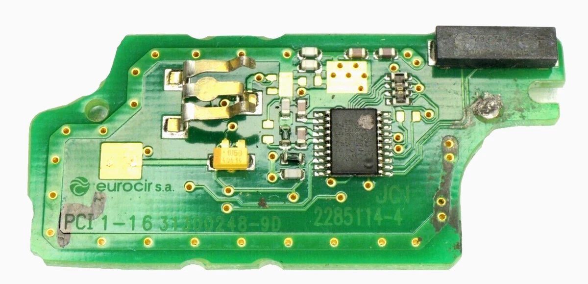 PEUGEOT CITROEN 2285114-4 2 BUTTON REMOTE KEY FOB BOARD - C295 | eBay