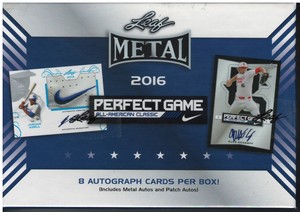 2016-Leaf-Metal-All-American-Perfect-Game-Classic-Baseball-Sealed-Box-8-Auto-039-s