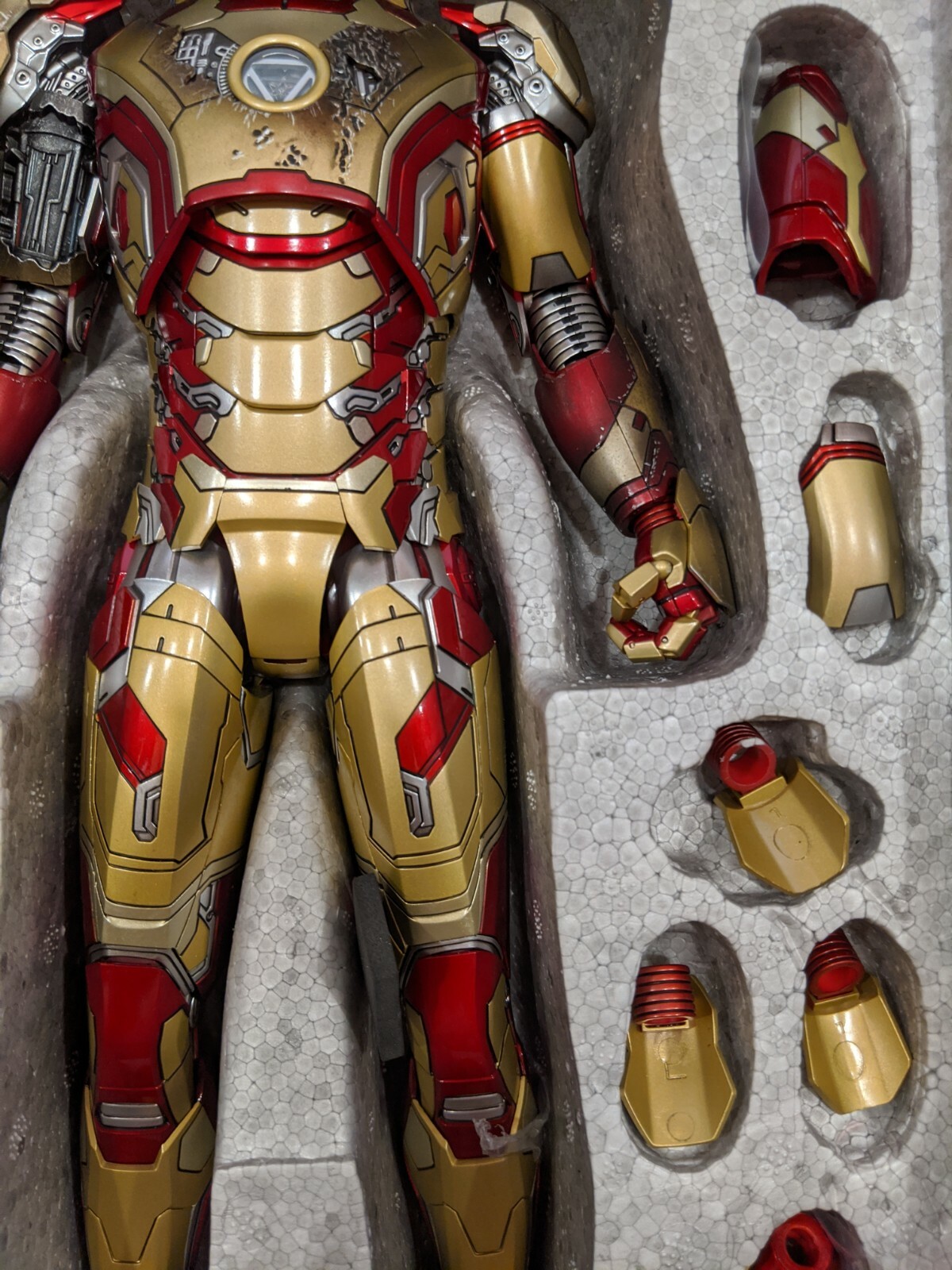 hot toys iron man mark 42 ebay