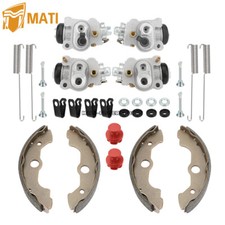 Cilindros de rueda de freno delantero con kit de zapatos para Honda FourTrax 300 TRX300FW 1990-00