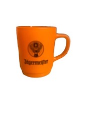 J&auml;germeister Tasse Orange Becher B&ouml;ckling Glas Rarit&auml;t Sammlung Selten Retro