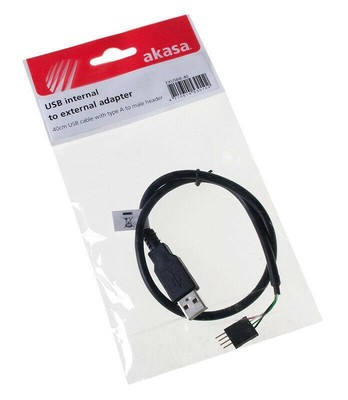 Akasa Externes zu Internes USB Kabel - 40 cm
