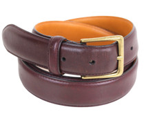 Polo Ralph Lauren BROWN GENUINE LEATHER 1 1/8"Wd CASUAL DRESS MEN'S BELT 38 A19