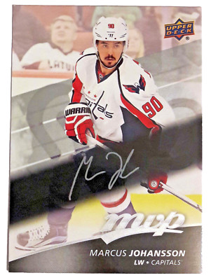 2017-18 Upper Deck MVP Silver Script #126 Marcus Johansson Washington Capitals