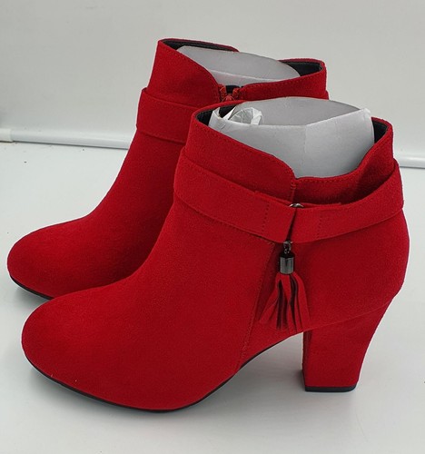 BONPRIX Rote Stiefeletten - High Heels HOHE SCHUHE GR:38 sexy und edel NEU - Bild 2 von 4