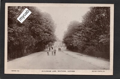 Postkarte Catford Lewisham London die Beckenham Lane Southend frühe RP von Rotary