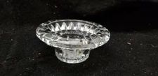 VINTAGE KIG MALAYSIA GLASS CANDLE CUP BOBECHE CANDLESTICK INSERT candle cup