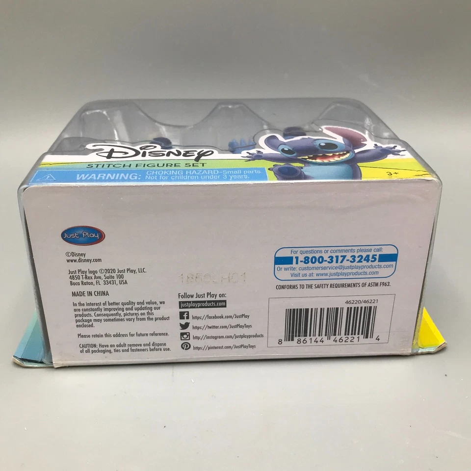 Juego de figuras Disney LILO & Stitch figuras de 3" puntada Scrump alienígena puntada Foto 4 de 4