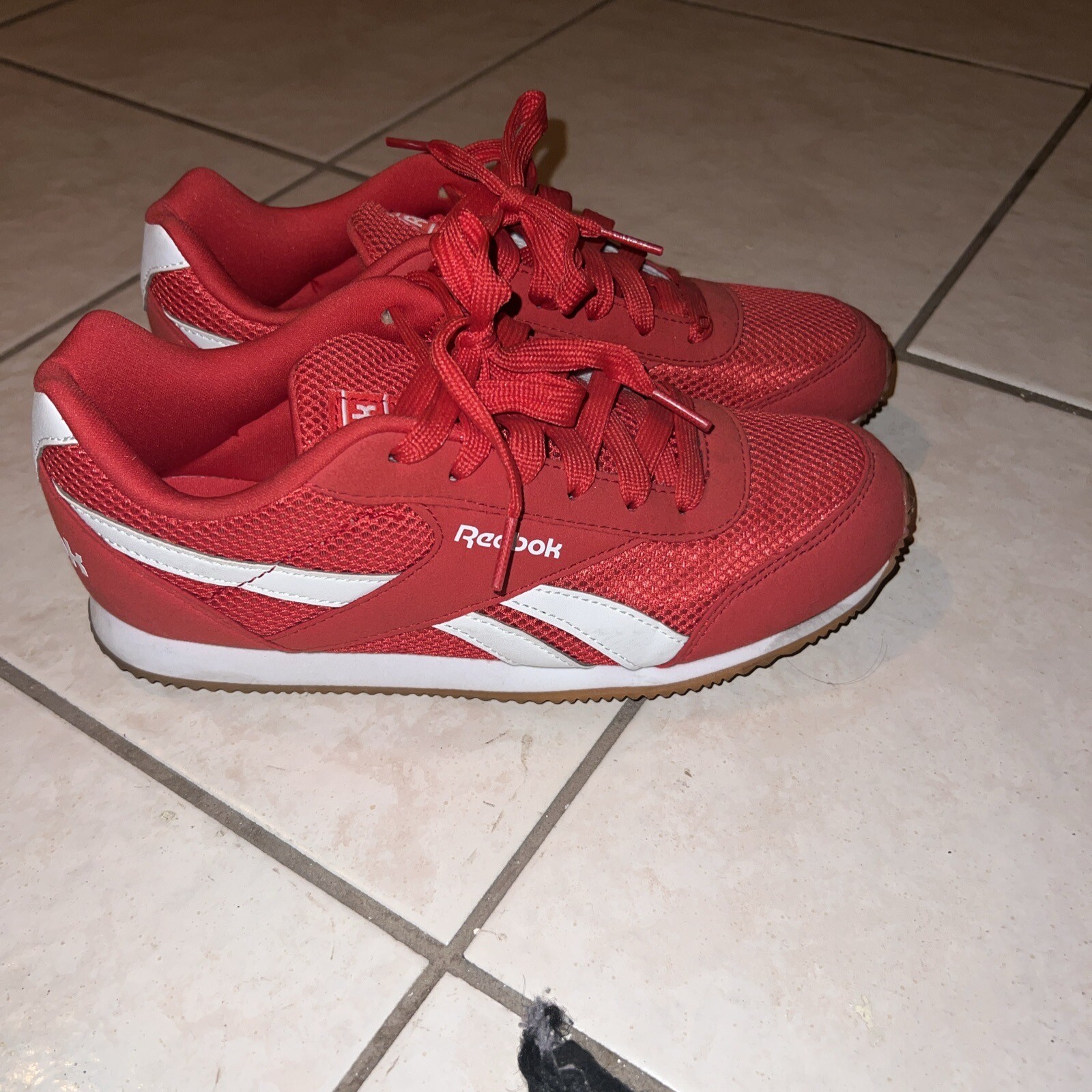 Reebok Royal Classic Jogger Red Shoes Size 5 Gem