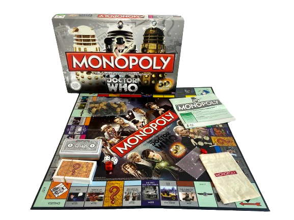 Monopoly Doctor Who 50th Anniversary Collectors Edition Complete Charity Listing