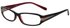 Calabria 847 Dazzles Reading Glasses w/Hard Case Red, 2.5 x