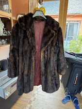 Dark Mink Fur Coat Excellent