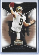 Drew Brees 2009 Topps Triple Threads Sepia #1 SN 218/249