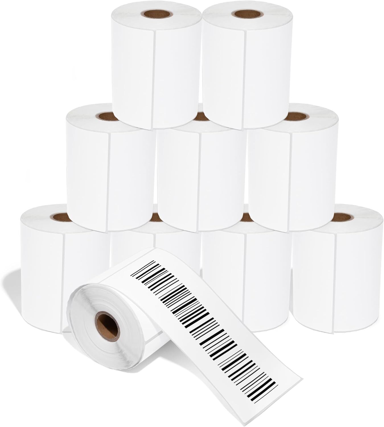 4x8 Direct Thermal Label Rolls for Desktop Printers 10-Pack  