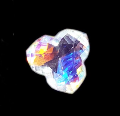 Mystic Quartz Lose Edelstein 27,55 Ct Zertifiziert Fancy Form 1 Stück