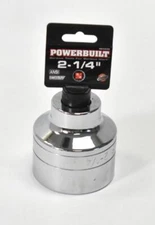 PowerBuilt 3/4" Drive 12 Point Standard Socket SAE 2-1/4" 643222 CR-V Tool