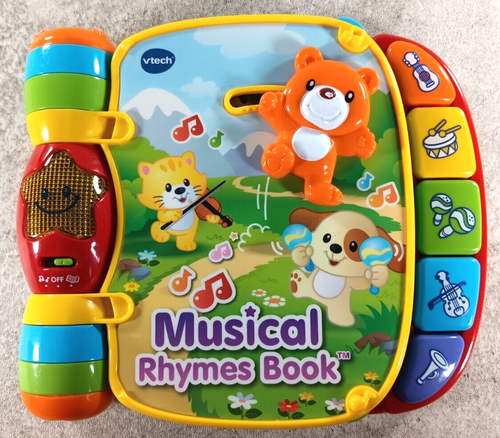 Vtech Musical Rhymes Book Musical Interactive Book Nursery Rhymes Toy