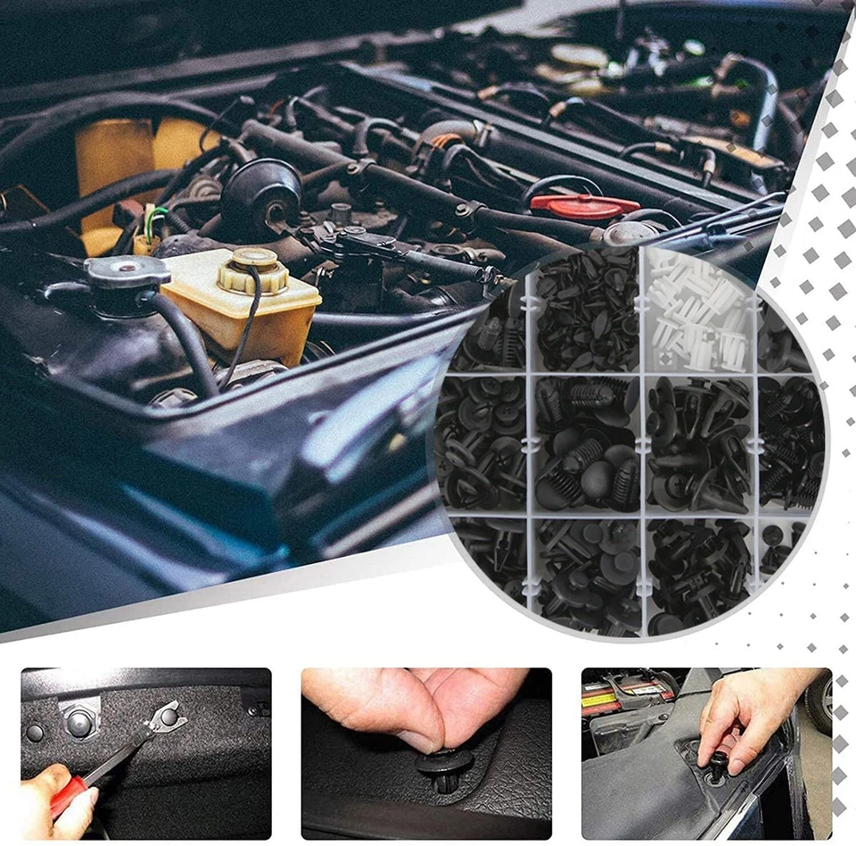 415x for Ford Focus Door Card & Interior Trim Panel Body Retainer Clips Push Pin Foto 3 de 4