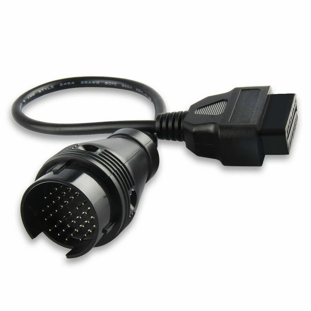 16 Pin OBD2 Male To Female Adapter - Saver Tool For Car Diagnostics & Repair Shops