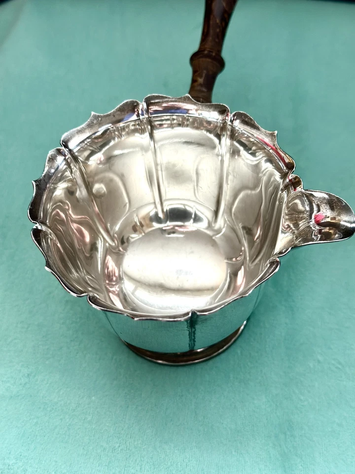 LUNT OLLA CALENTADOR BRANDY PLATA ESTERLINA Reproducción "Dublín 1720" por Lunt c1940s Foto 4 de 4