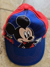 Mickey Mouse Disney Snapback Baseball Cap. MVP 28 Red Blue Youth Adjustable Hat