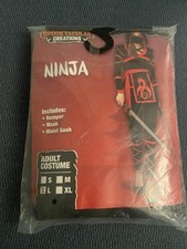 Spooktacular Creations Halloween Ninja Costume Adult Women Large NEW Dress Up 2
