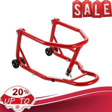 MOTORCYCLE HEAD STOCK STAND UK HEAD Folding front paddock stand pins MOTORCYCLE