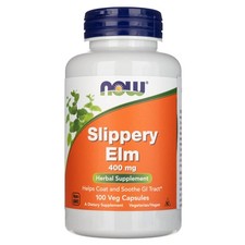 NOW Foods Slippery Elm Rote Ulme 400 mg 100 K...