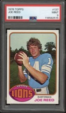 1976 Topps Joe Reed #137 PSA 9 Mint Detroit Lions