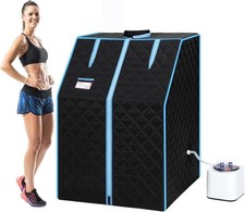 Sauna,Portable Sauna Tent with 1000 Watt Steam Generator,60 Minute Timer, Foldin