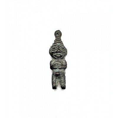 Q'ero Paqos Pacha Tata (Vater Himmel) Mini Figur 4 cm - geschwärzt