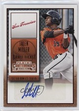2015 Panini Contenders Draft Ticket Red Foil Jalen Miller #17 Auto 13gh