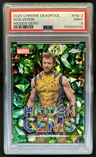 2025 Topps Chrome Deadpool Wolverine Hidden Gems #HG-2 PSA 9