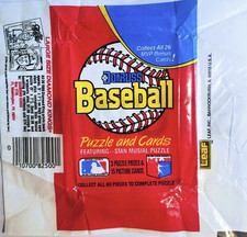 1988 Donruss Baseball Card Wax Pack Wrapper
